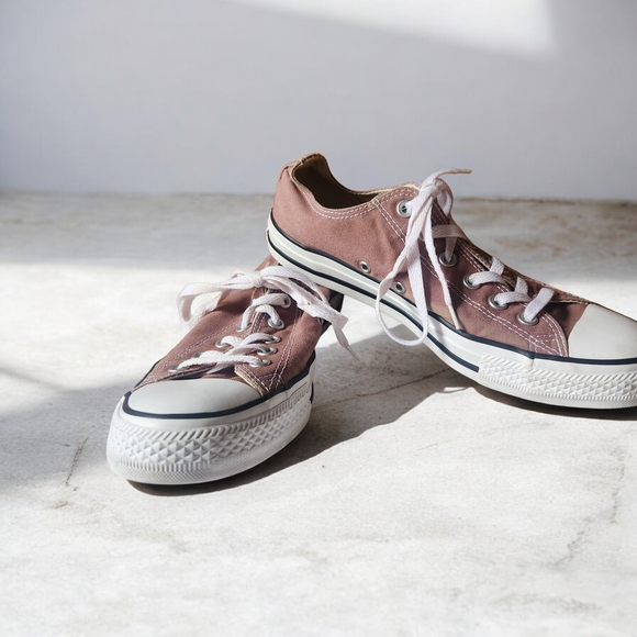 Converse Shoes - Converse Dusty Pink Low-Top Sneakers Womens Size 10 Men's Size 8